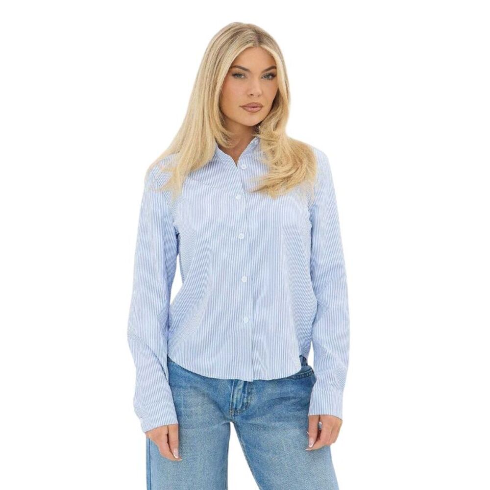 I Saw It First Womens/Ladies Collared Regular Shirt / Blue